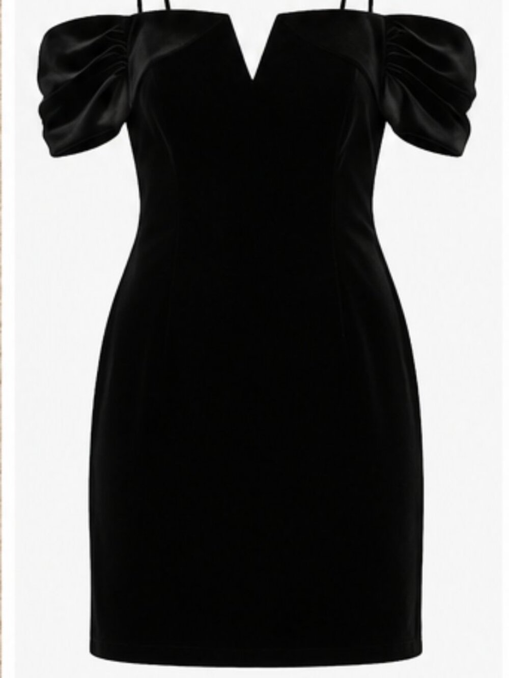 Rachel Rachel Roy Valentina Velvet Mini Dress NWT Large Black Party Dress